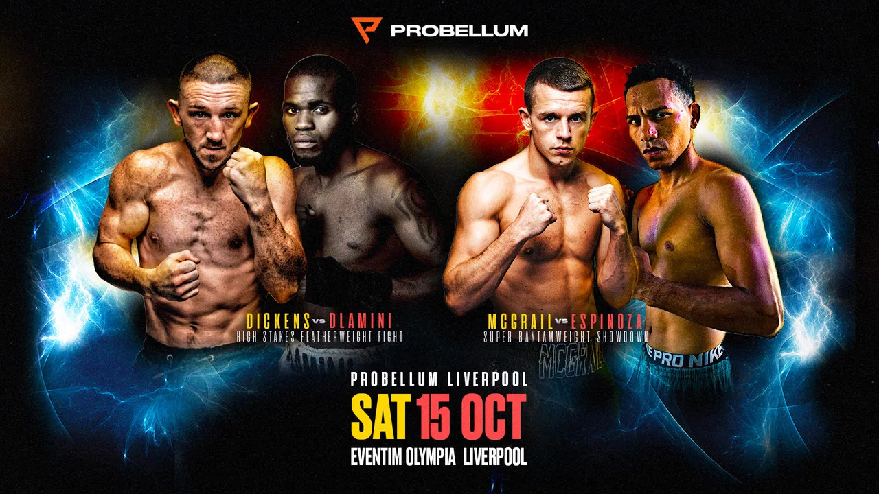 Peter McGrail vs. Alexander Espinoza backdrop