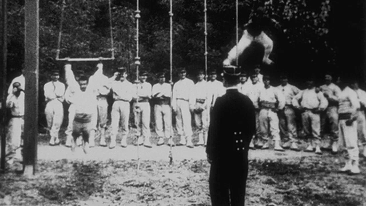 99e régiment d’infanterie : anneaux et trapèze backdrop