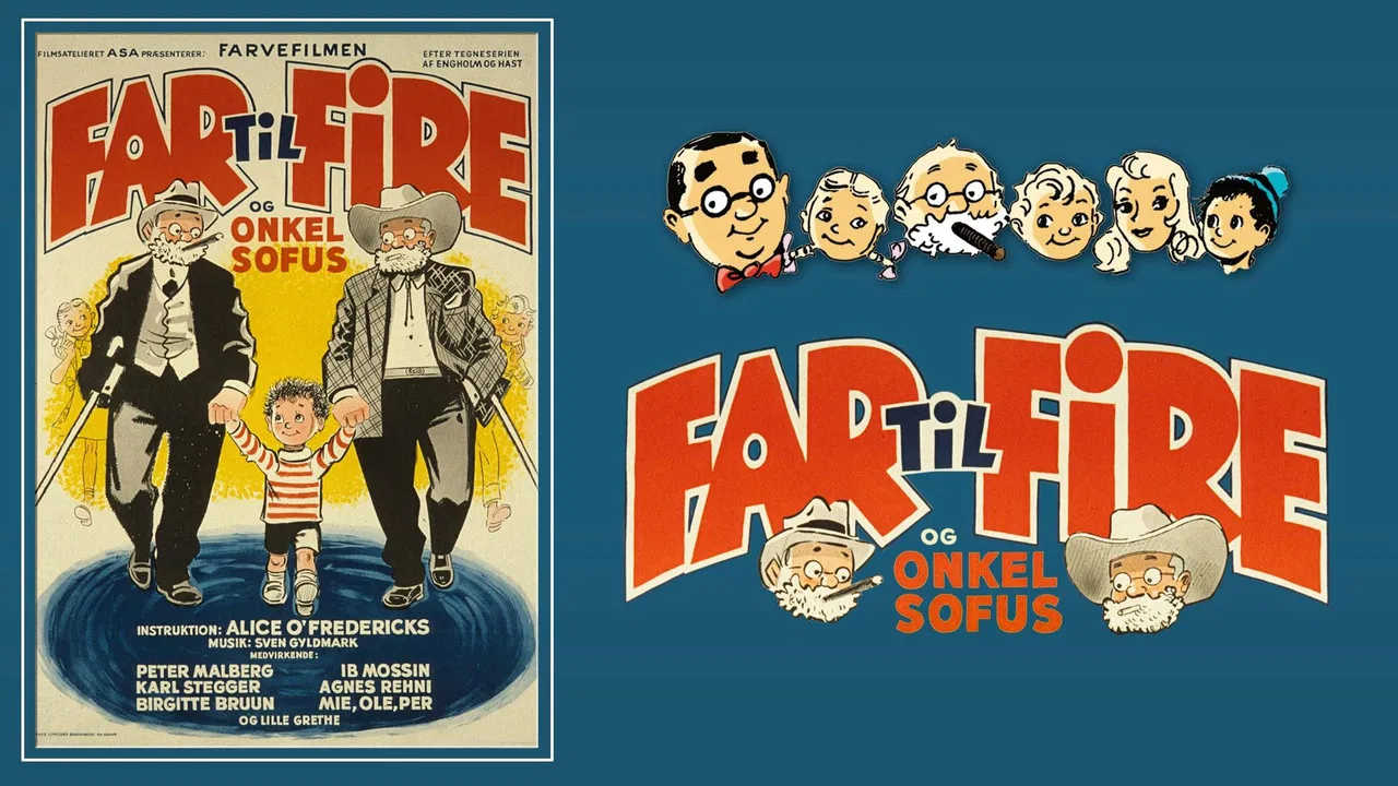 Father of Four: And Uncle Sofus backdrop