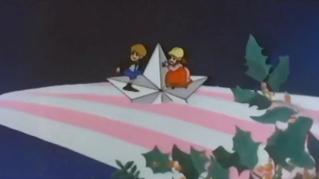 A Christmas Tree backdrop