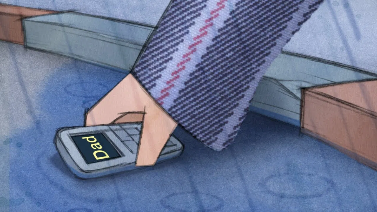 Falling Letters backdrop