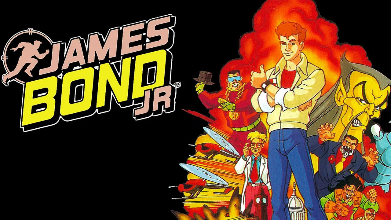 James Bond Jr. backdrop