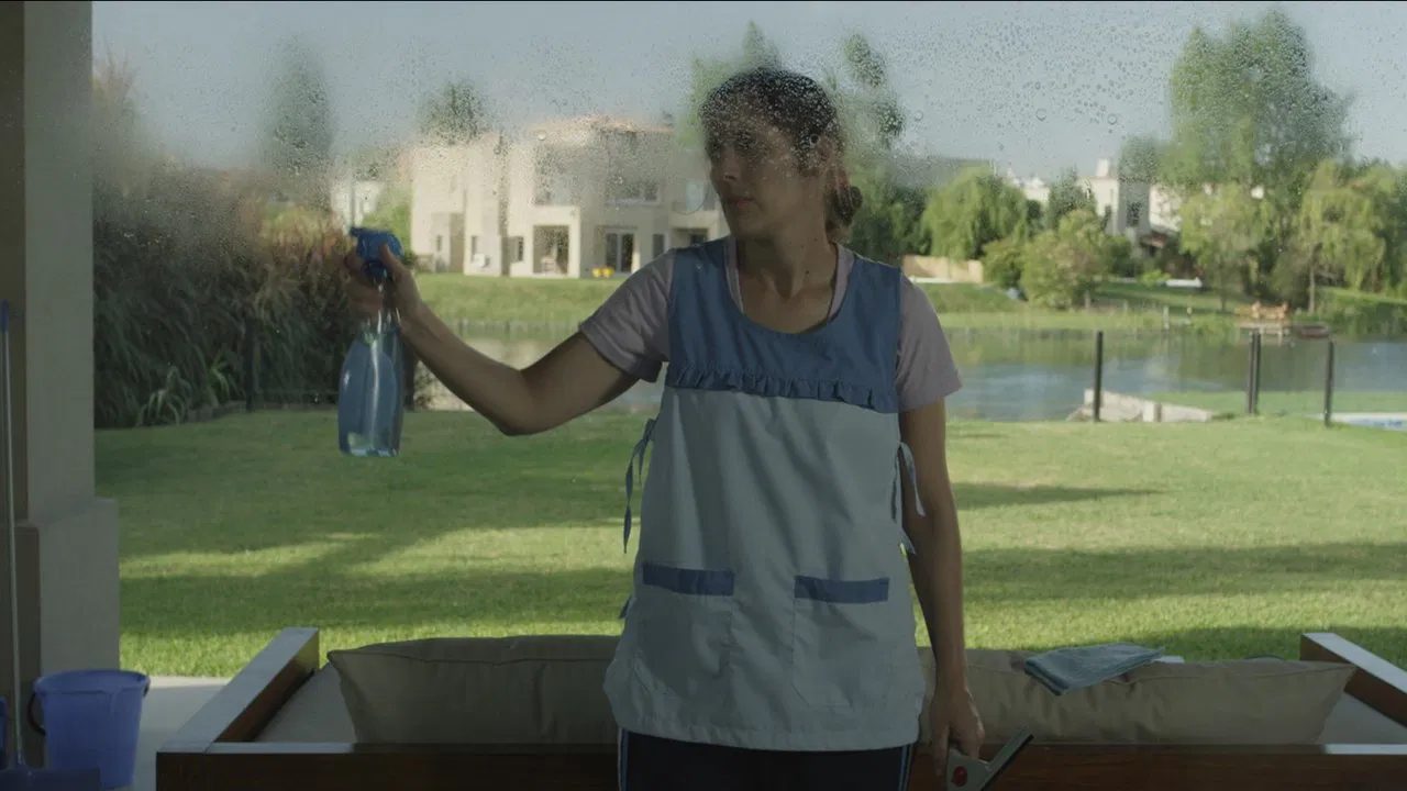 A Decent Woman backdrop