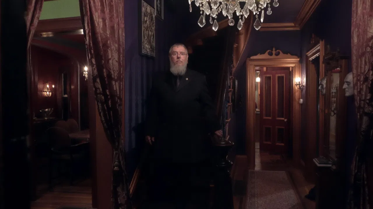 An American Satan backdrop