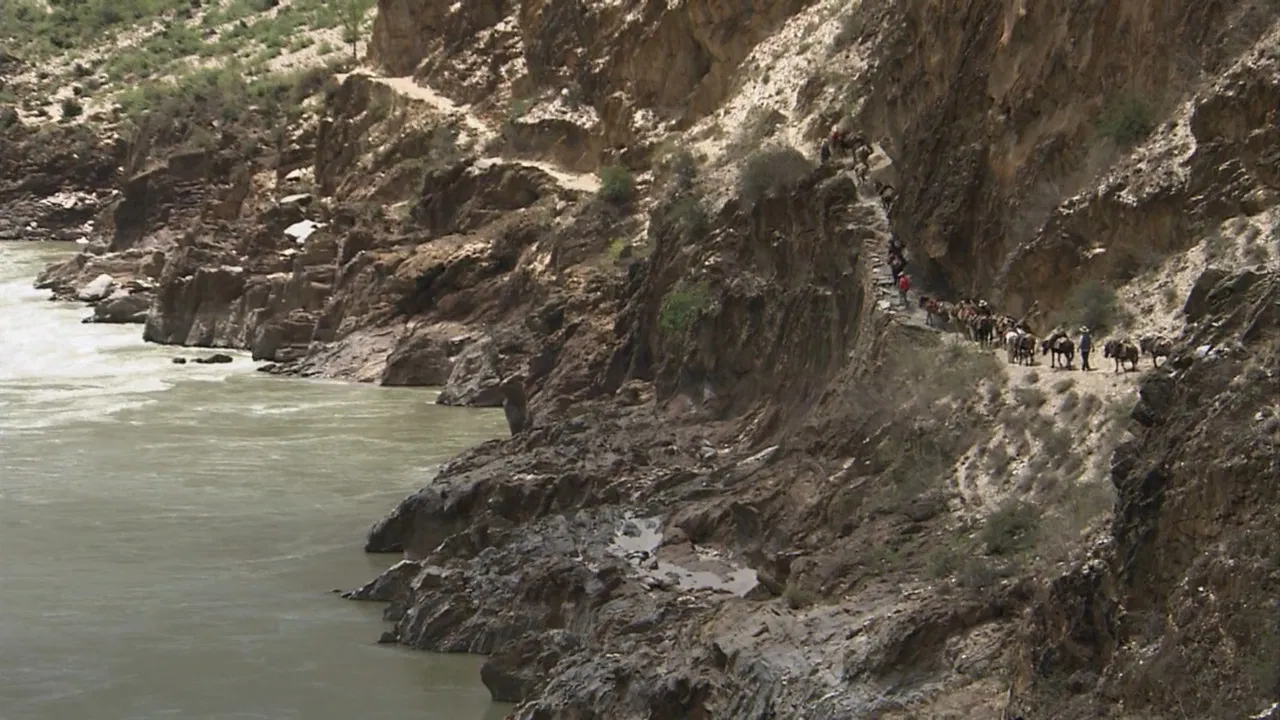 Asian Corridor in Heaven backdrop