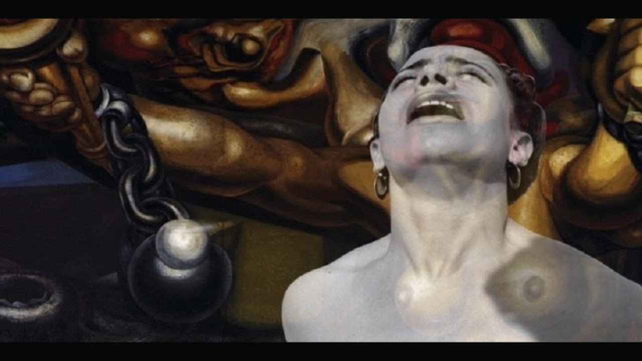 Modelo siqueiros backdrop