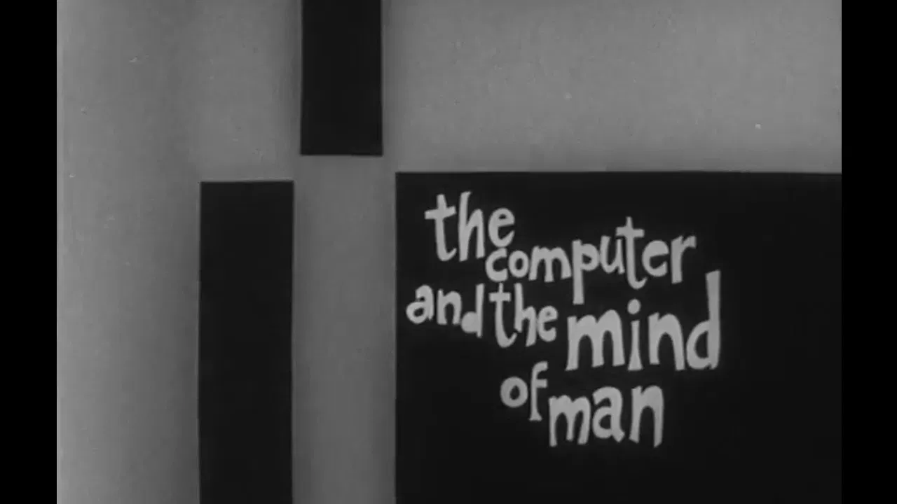 The Computer and the Mind of Man backdrop