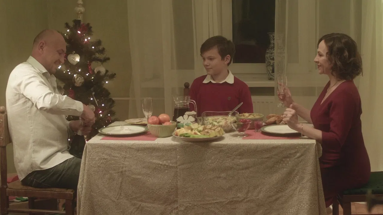 New Year with Family backdrop