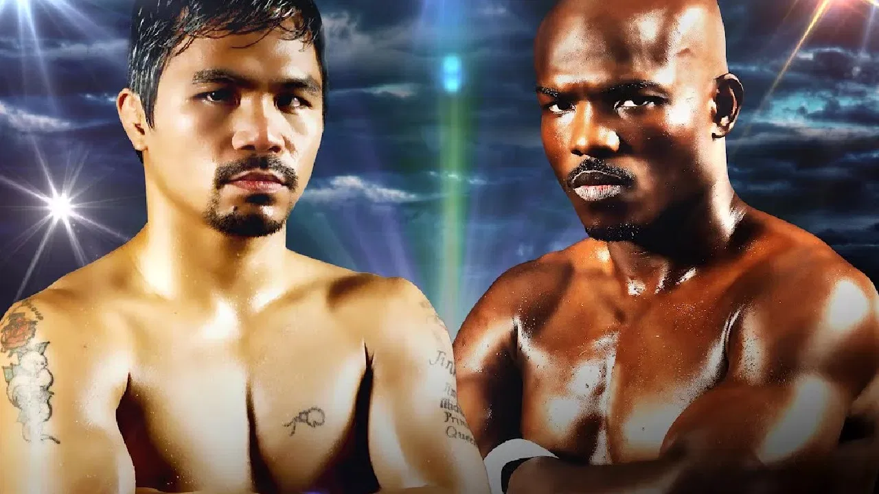 Manny Pacquiao vs. Timothy Bradley backdrop