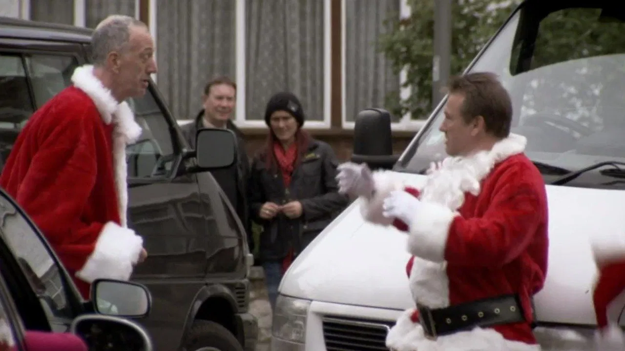 The Broken Santa backdrop