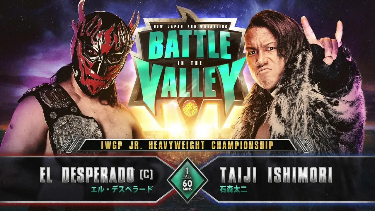 NJPW Battle in the Valley 2025 backdrop