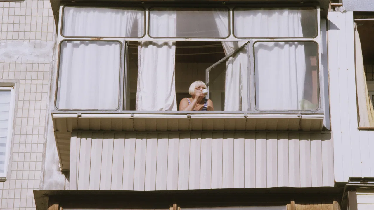 Enter Through The Balcony backdrop