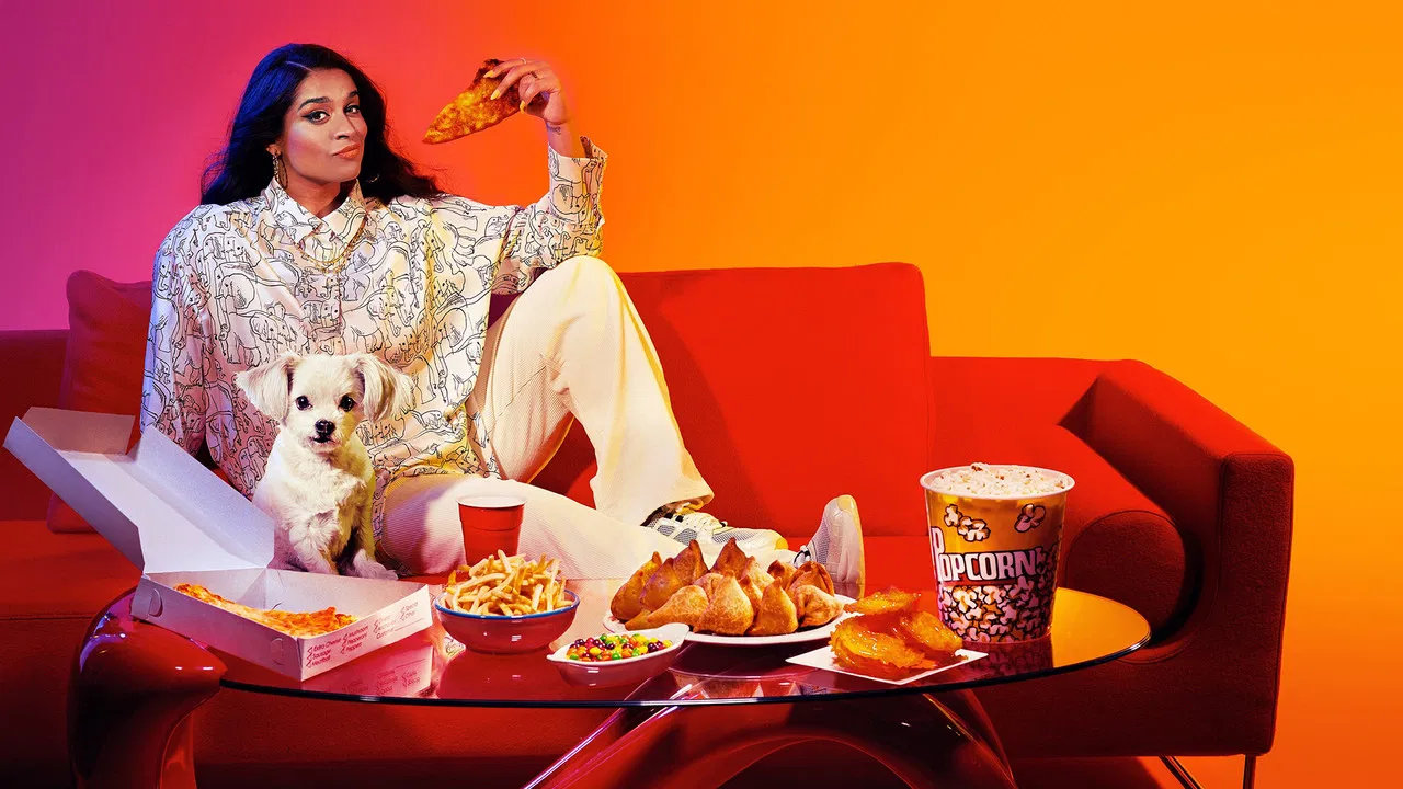 A Little Late with Lilly Singh backdrop