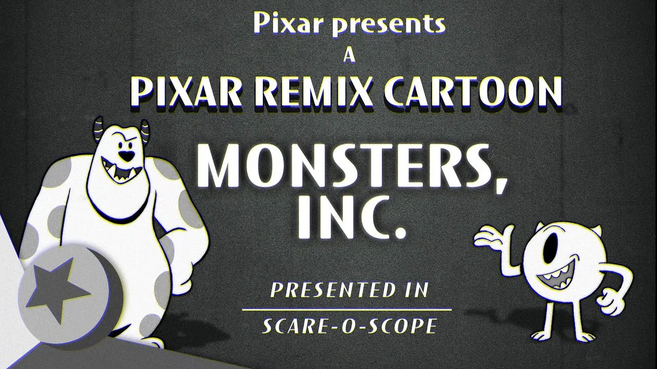 Pixar Remix: Monsters, Inc. backdrop