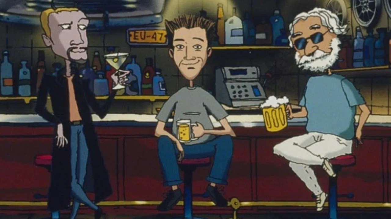 God, the Devil and Bob backdrop