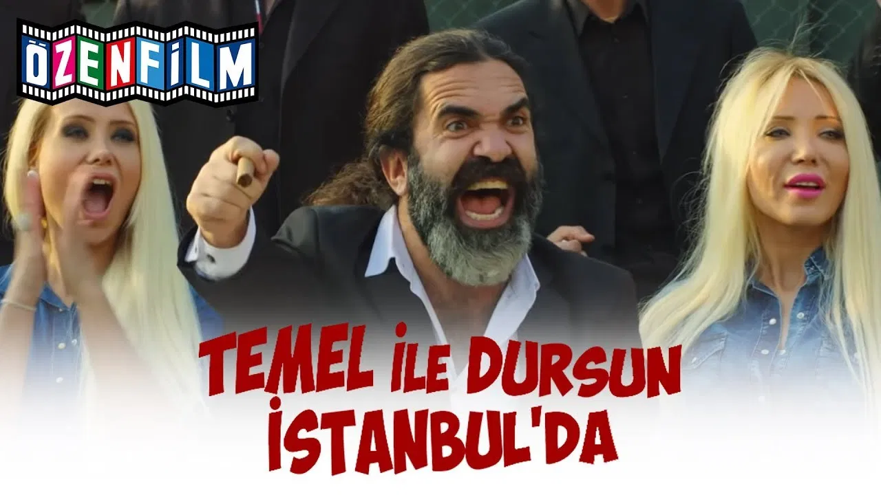 Temel ile Dursun İstanbul'da backdrop