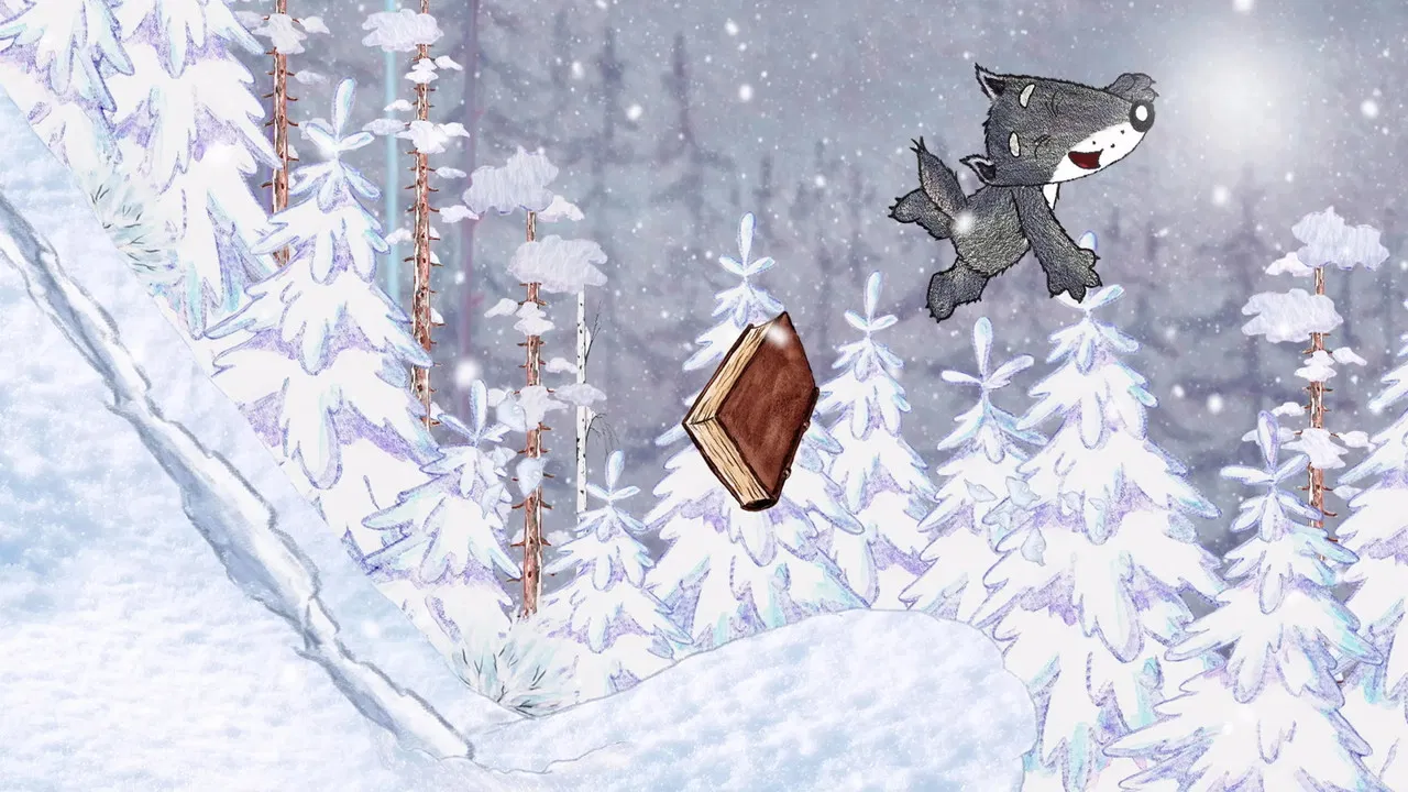 The Little Grey Wolfy: The Winter Story backdrop