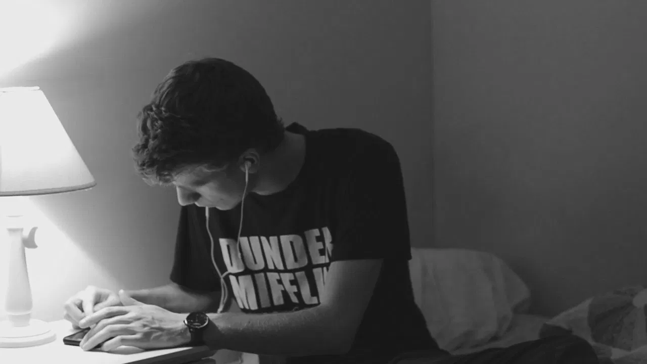 Crying is Okay Here backdrop