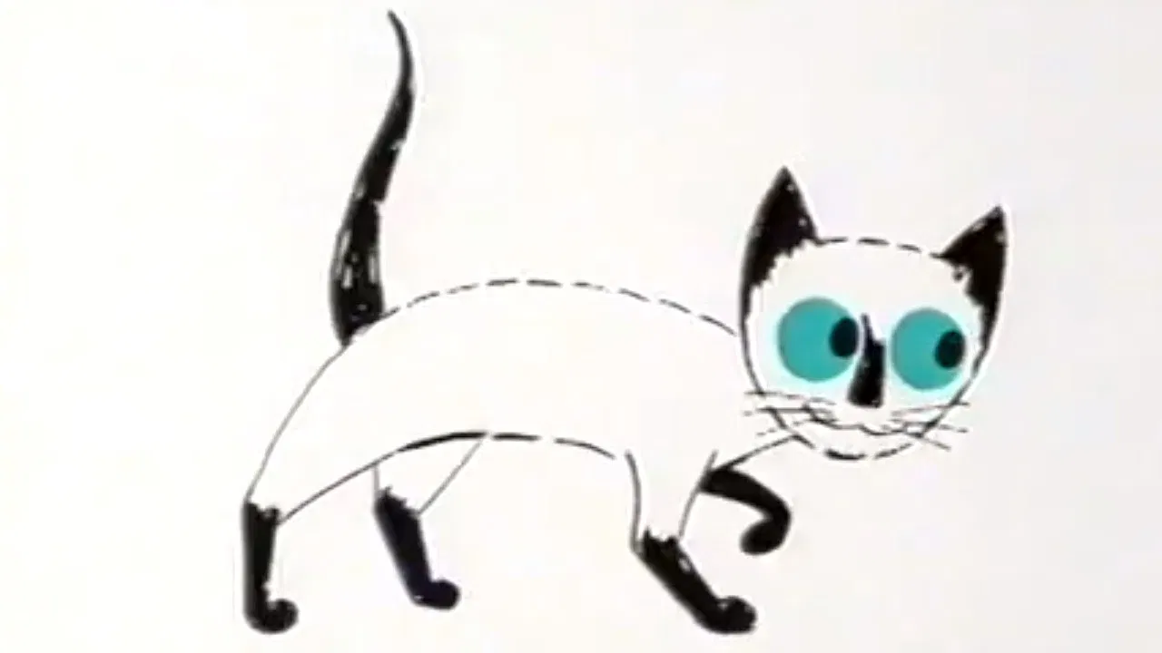 Pussycat with the Blue Eyes backdrop