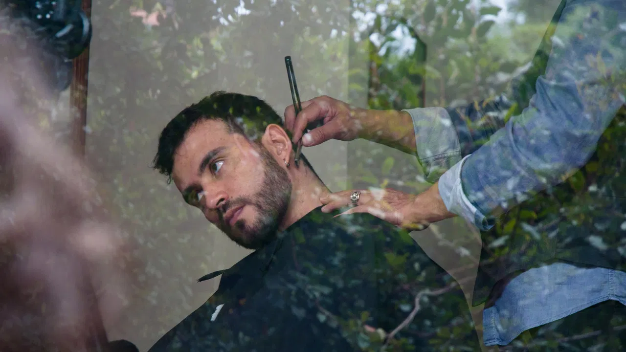 Men's Haircut backdrop