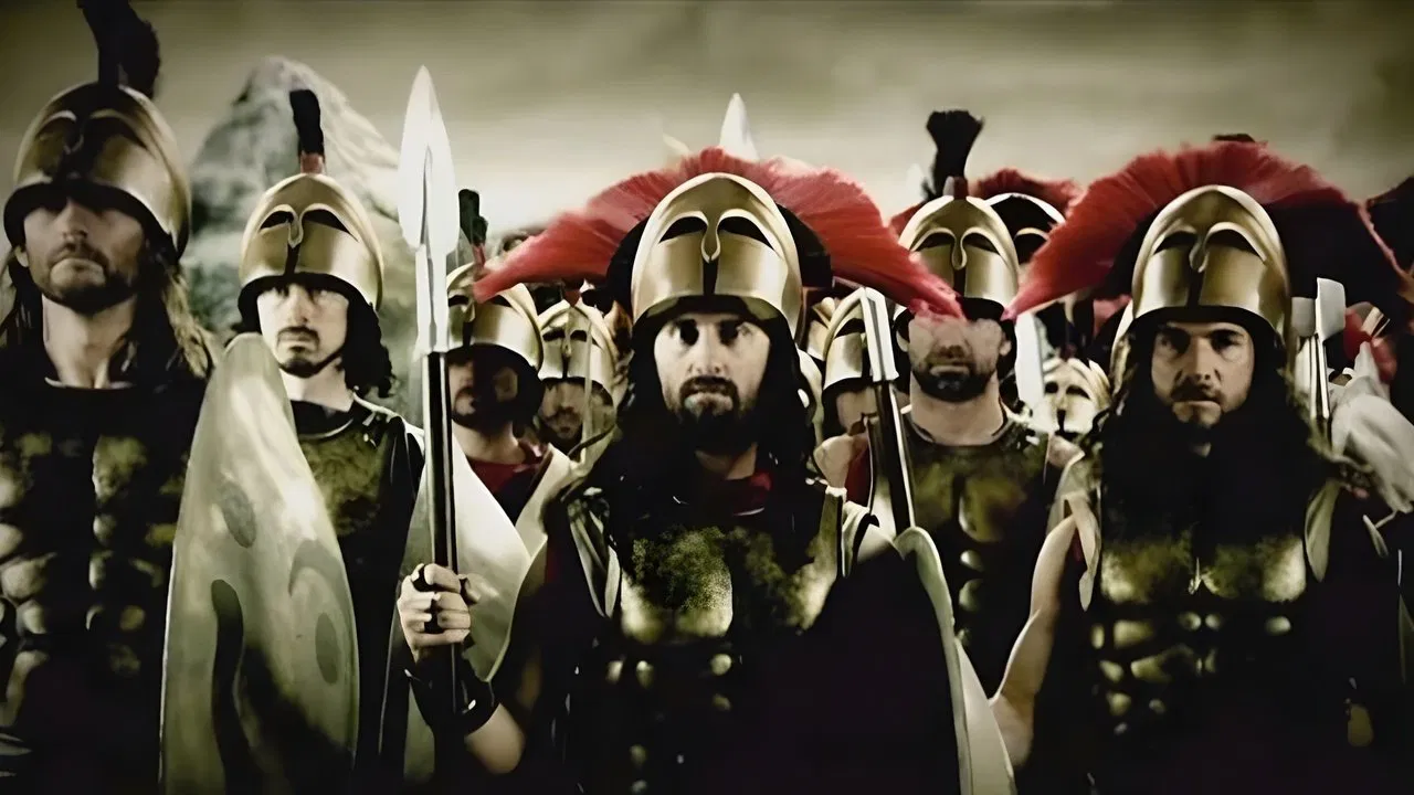 Last Stand of the 300 backdrop