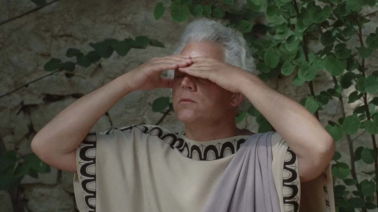 The Death of Empedocles backdrop