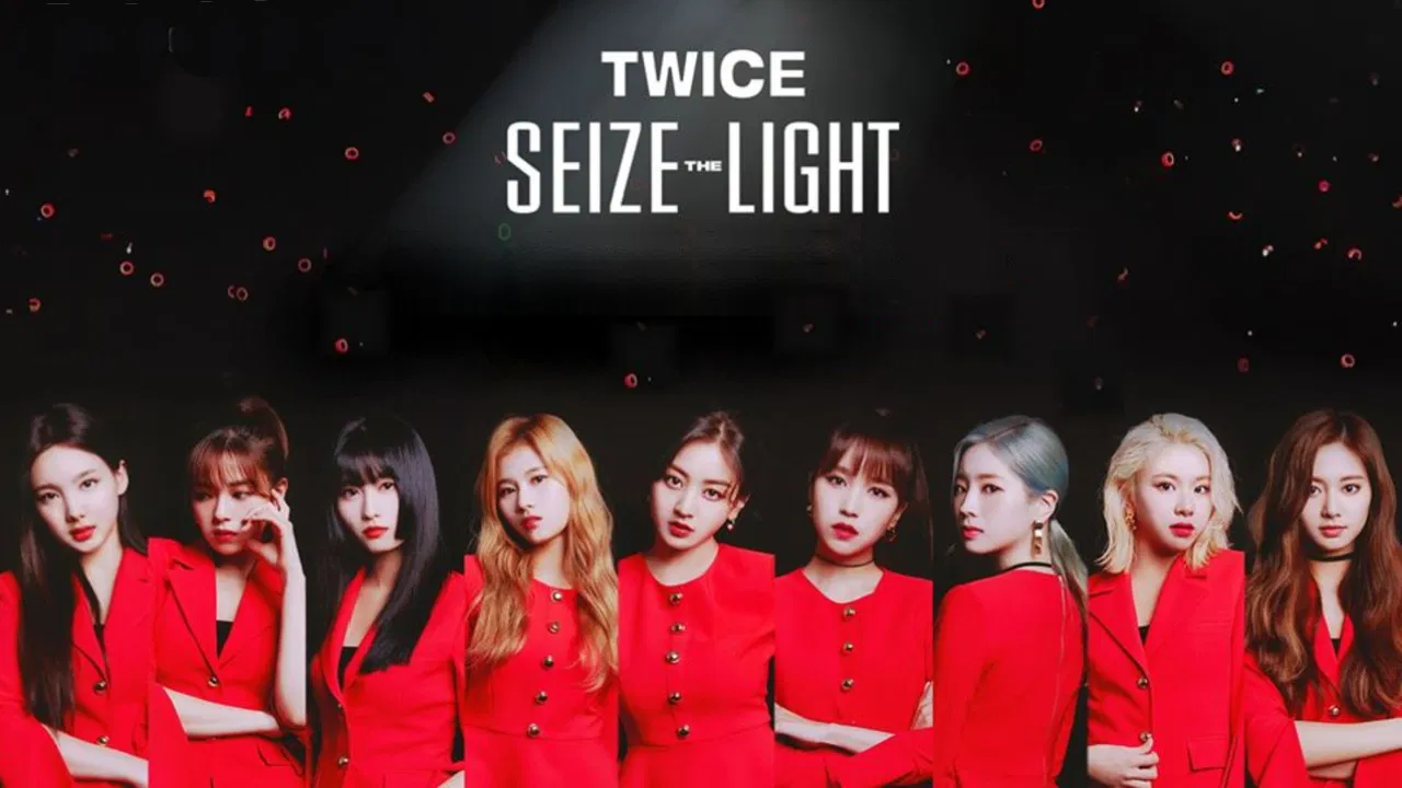 TWICE: Seize the Light backdrop