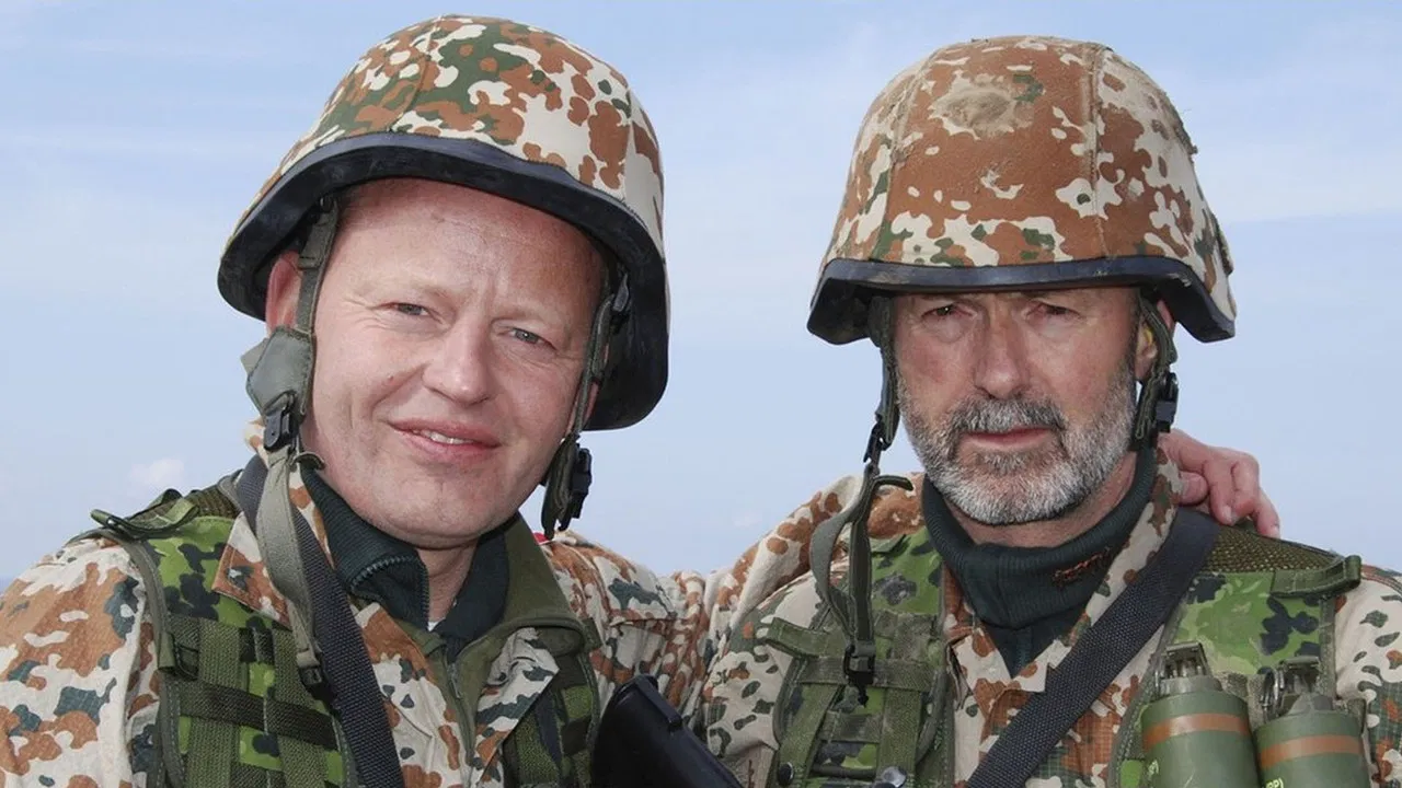 Bubber & BS i trøjen backdrop