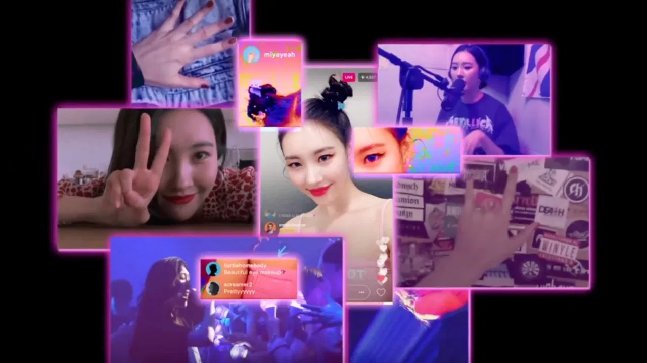 SUNMI's REC_CODE backdrop
