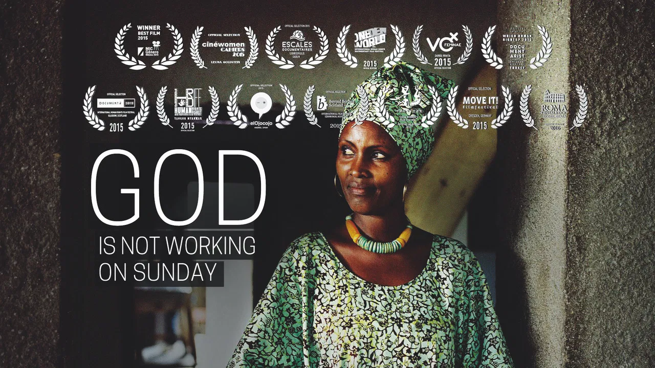 God Is Not Working on Sunday backdrop