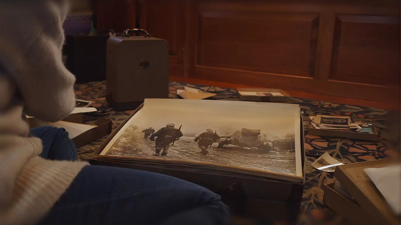 D-Day: The Camera Soldier backdrop