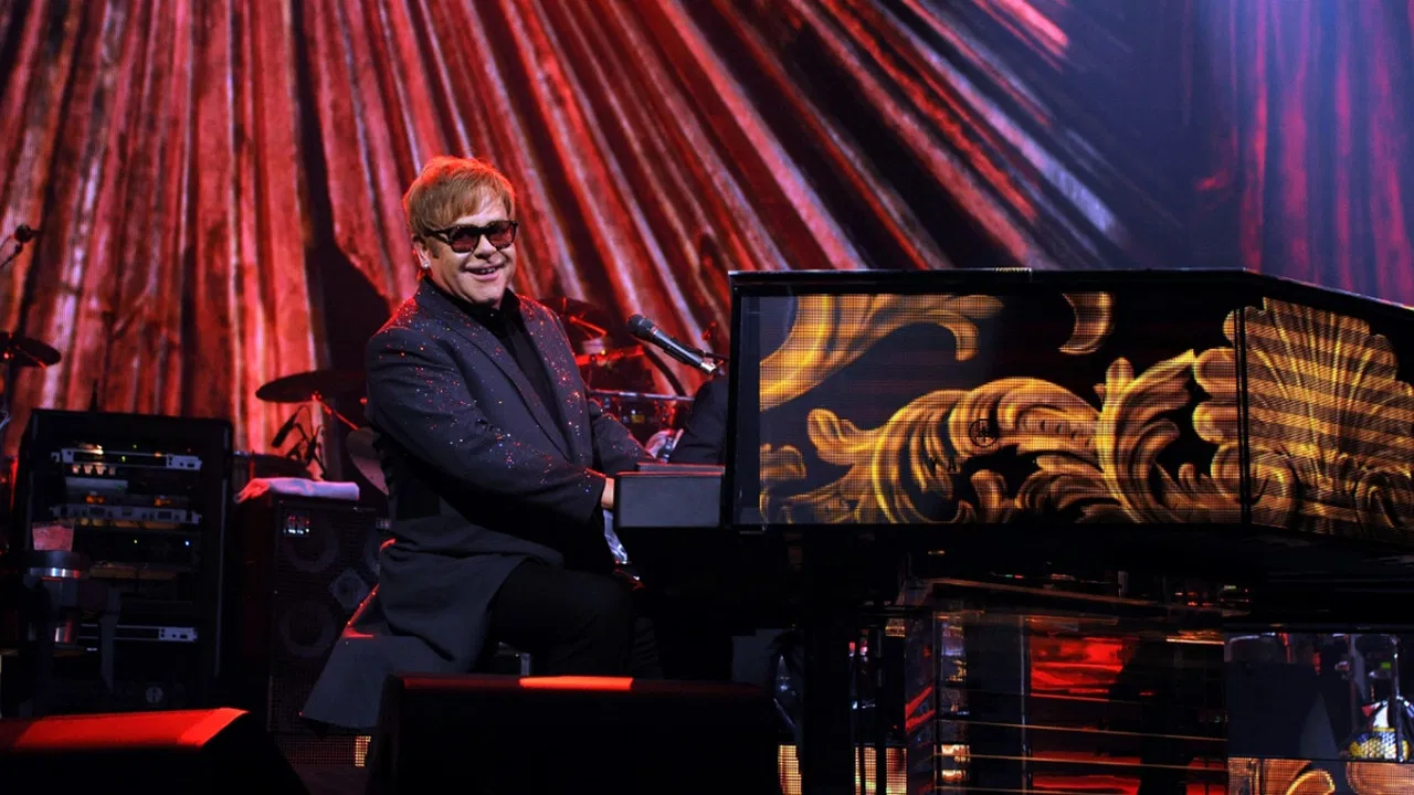 Elton John - The Million Dollar Piano backdrop