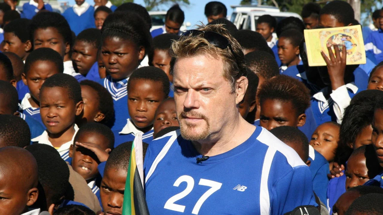 Eddie Izzard's Mandela Marathons backdrop