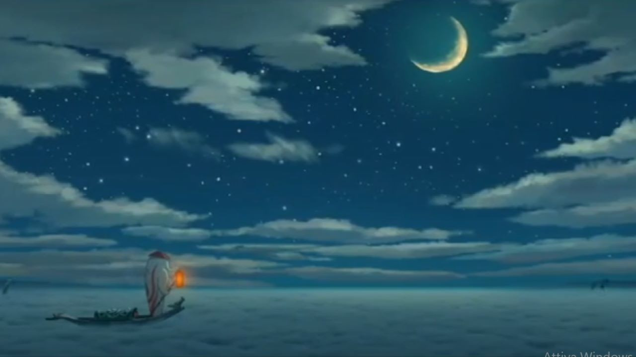 Big Fish & Chinese Flowering Crabapple backdrop