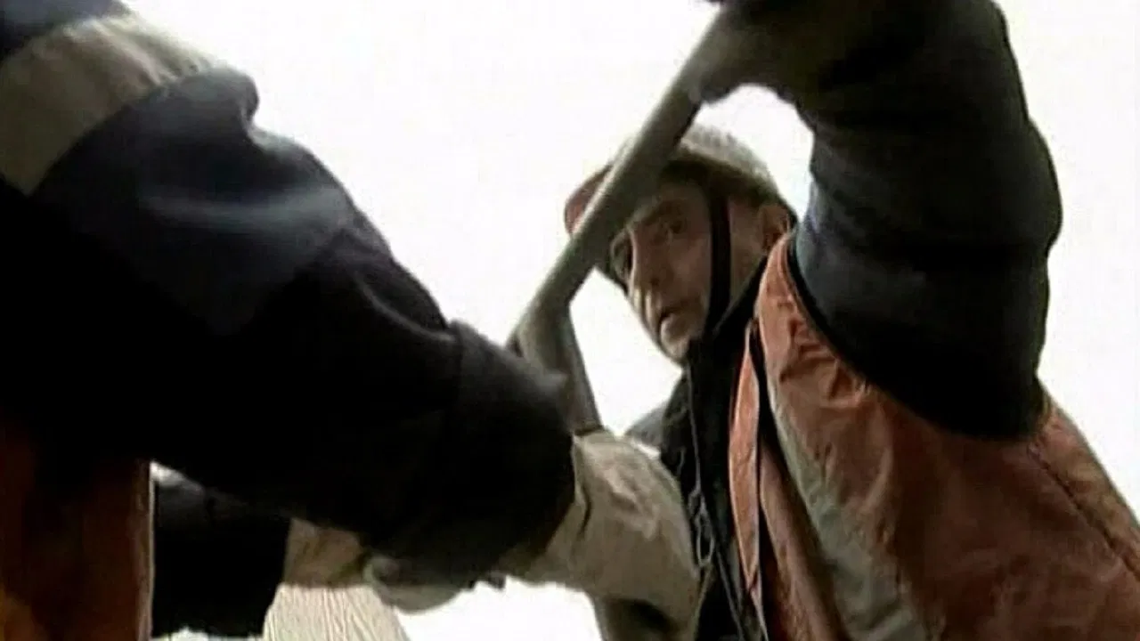 Happy plumber backdrop