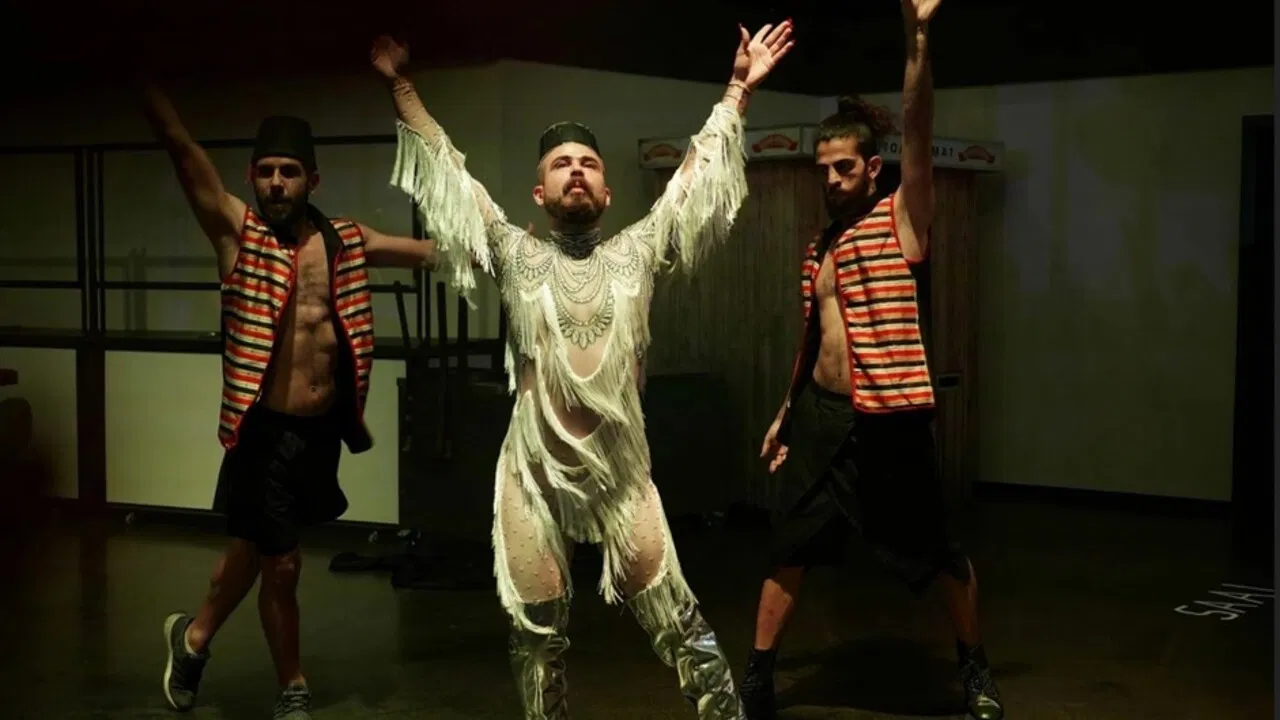 Queer Exile Berlin backdrop