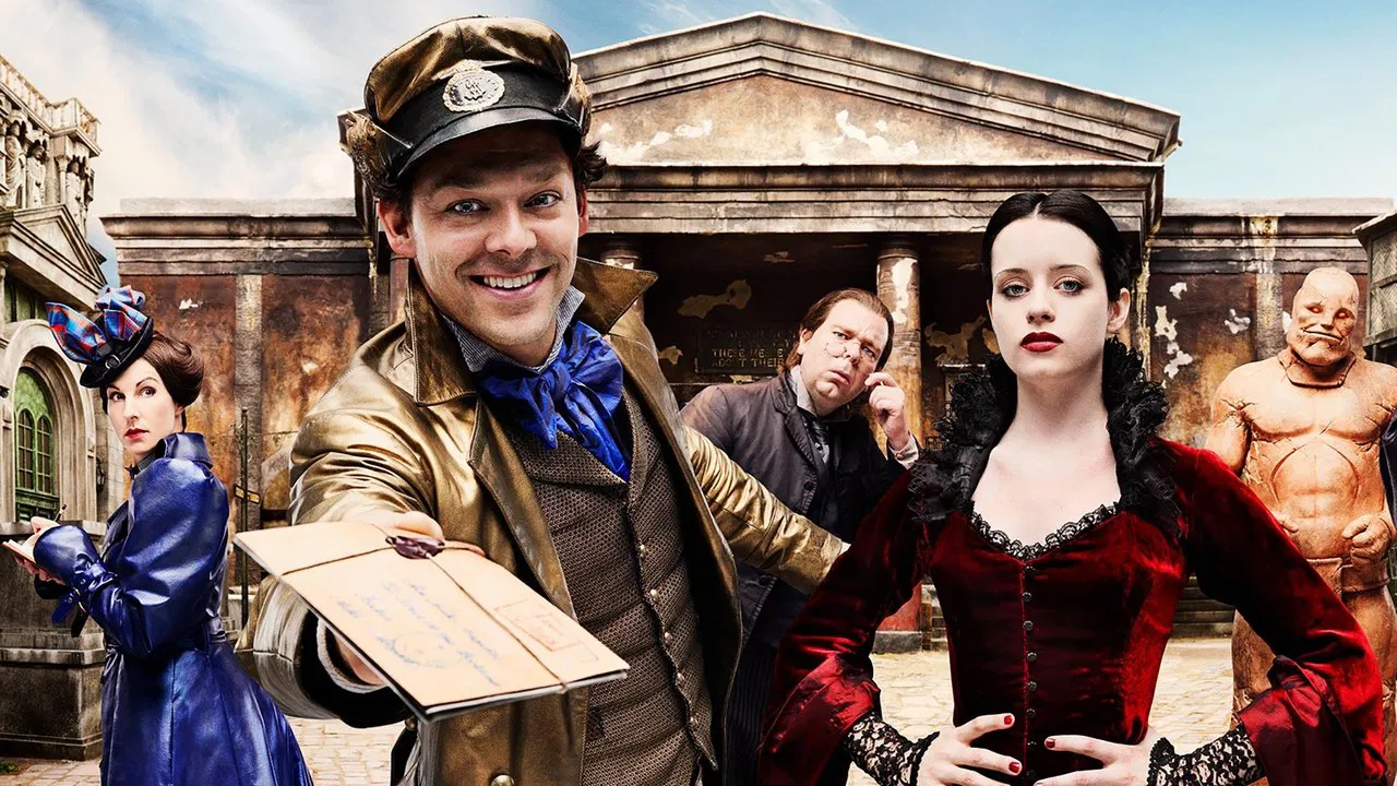 Going Postal backdrop