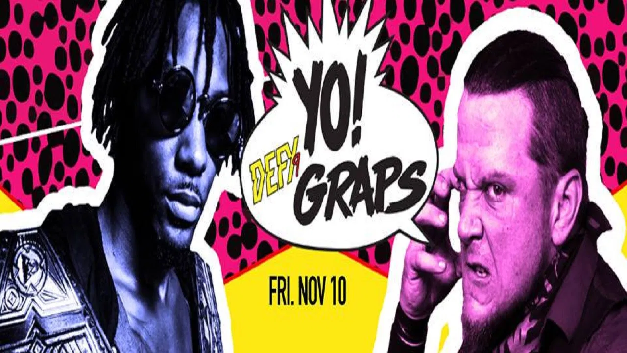 DEFY9 Yo! Defy Graps backdrop
