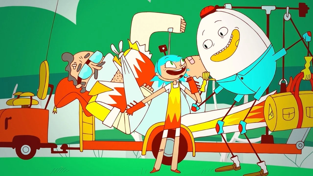 Danger & Eggs backdrop