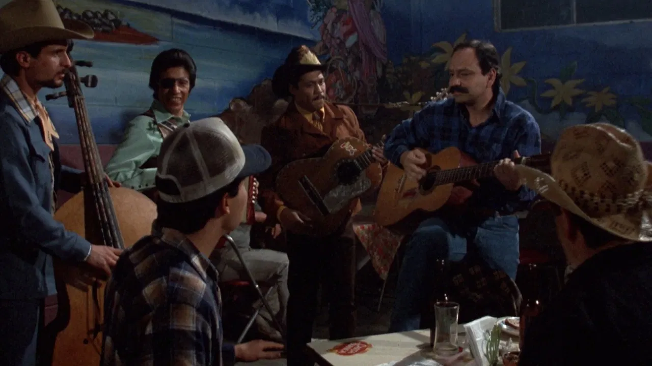 Born in East L.A. backdrop