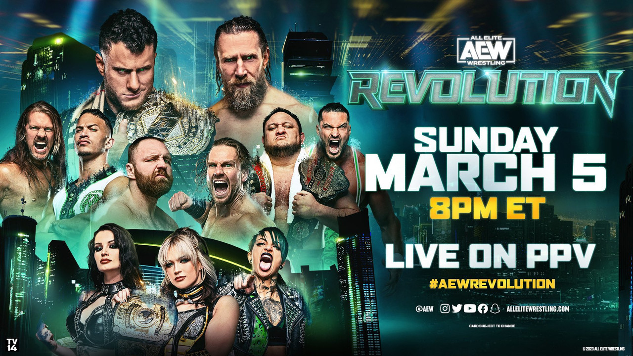 AEW Revolution 2023 backdrop
