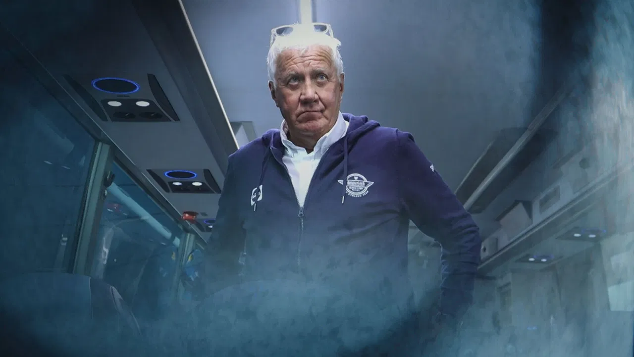 Patrick Lefevere. Godfather van de koers backdrop