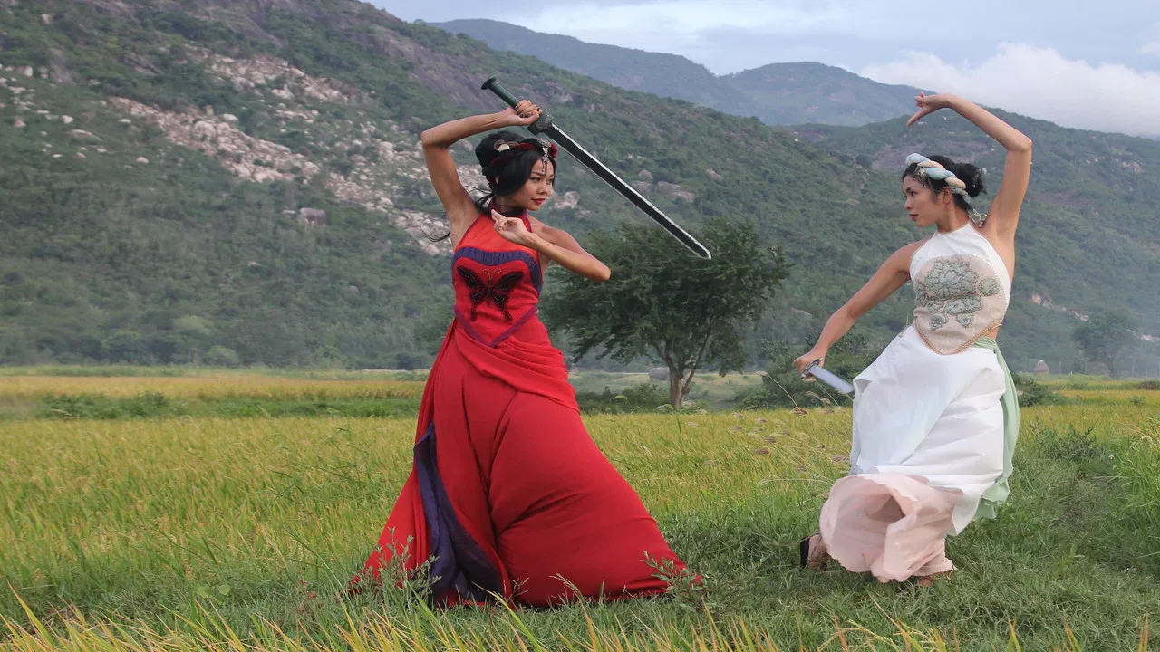 The Lady Assassin backdrop