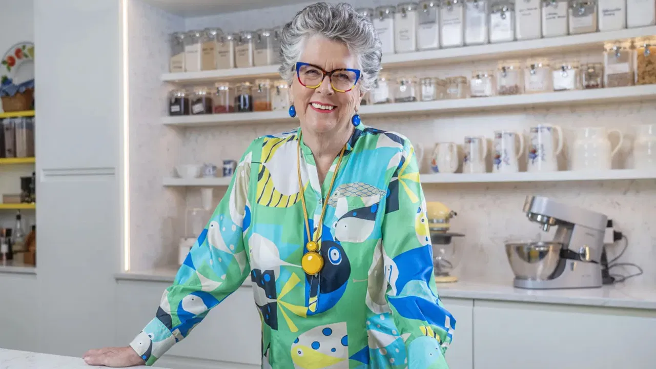 Prue Leith's Cotswold Kitchen backdrop