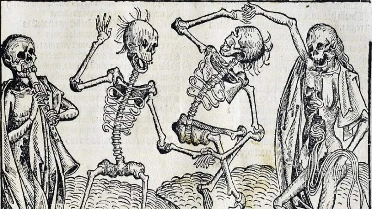 The Death Dance backdrop