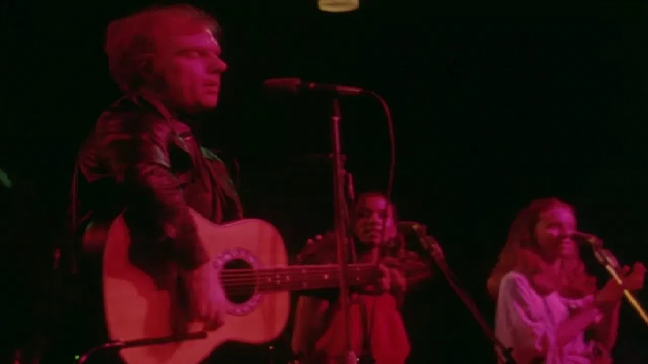 Van Morrison in Ireland backdrop