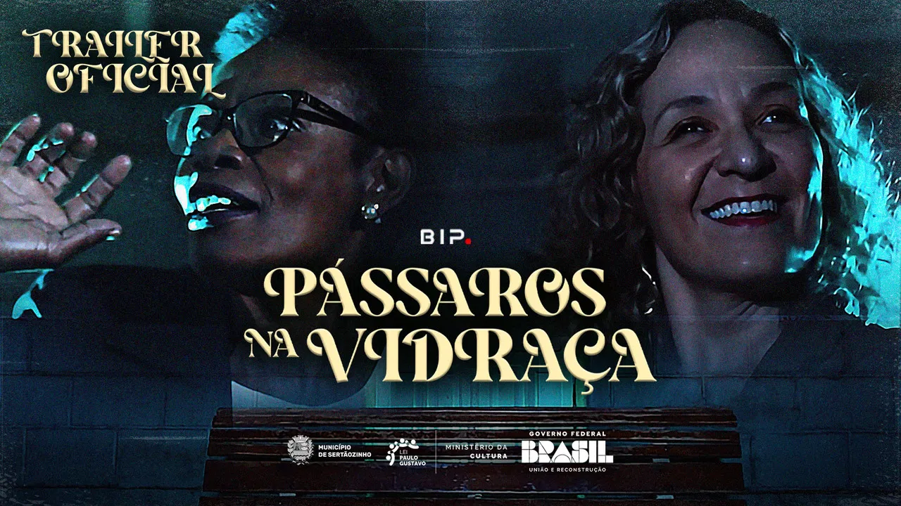 Pássaros na Vidraça backdrop