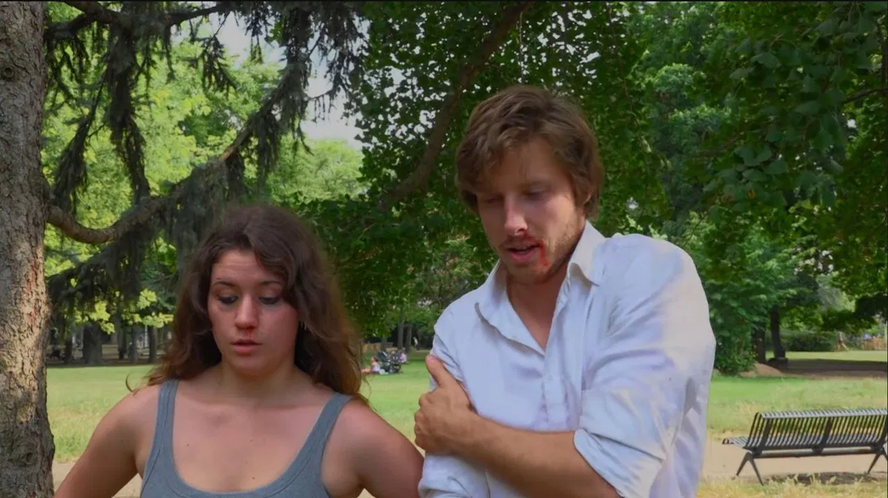 Stealing Au Vol backdrop