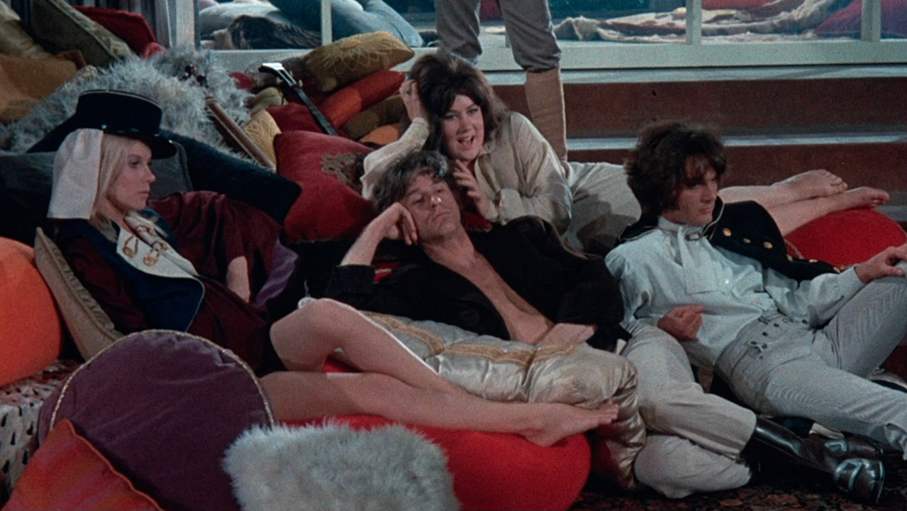 Angel, Angel, Down We Go backdrop