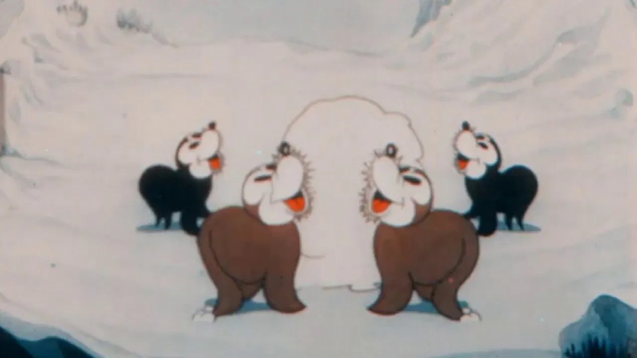 The Snowman backdrop